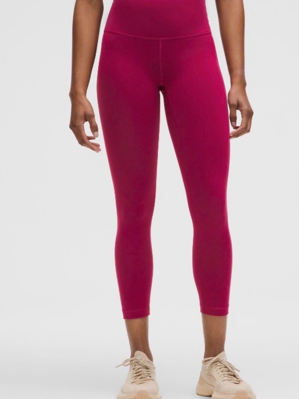 lululemon Wunder Train Magenta Smoke Size 8